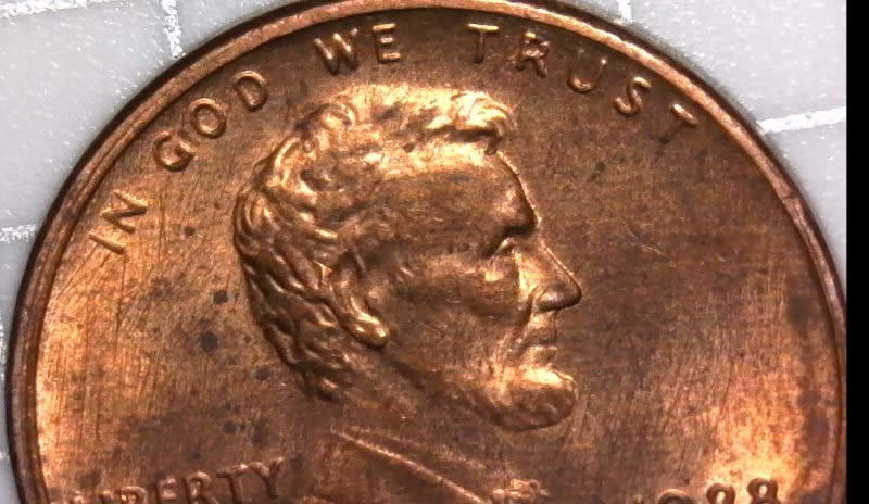 1988-P-Lincoln-Cent-No-FG-Do-To-Overpolishing?-VLDS